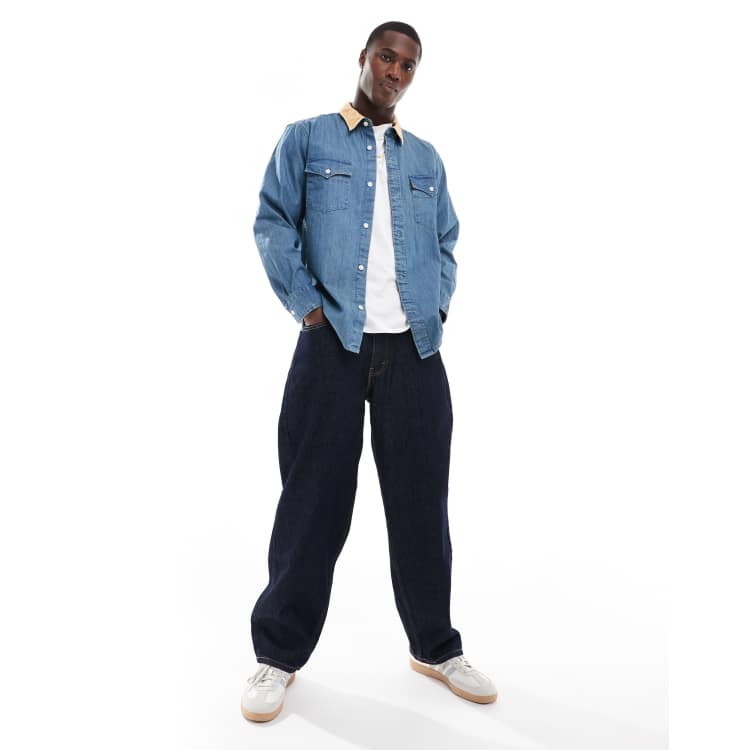 Levi's – 578 – Mörkblå baggy jeans | ASOS