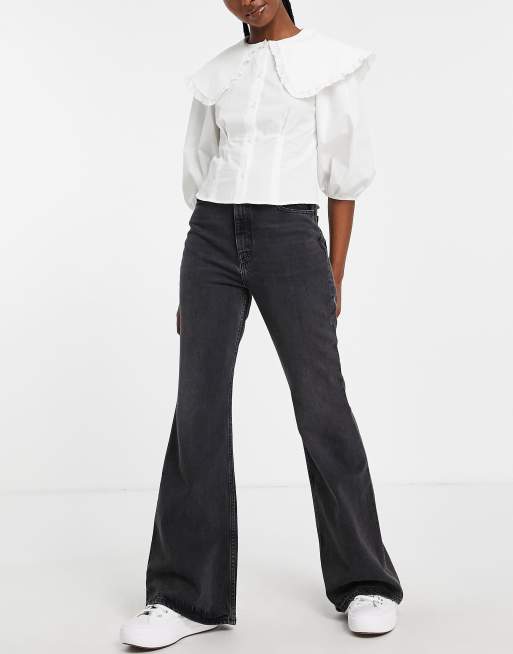 Levi's black clearance flare jeans