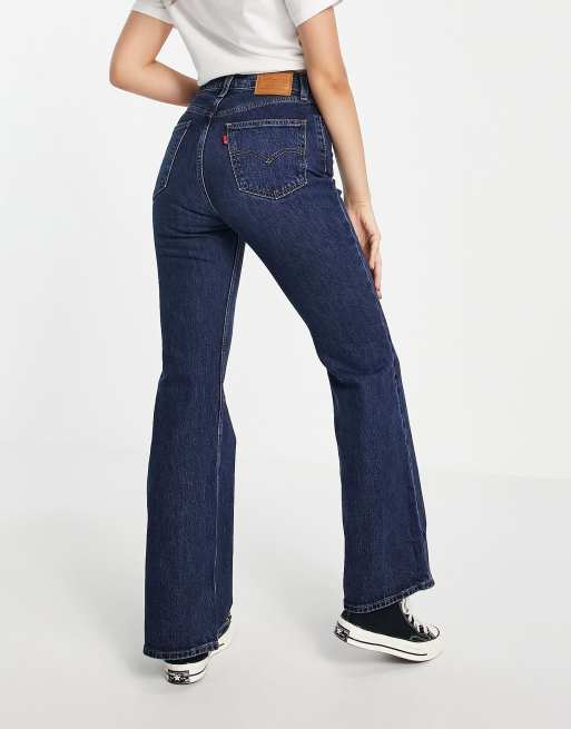 Levi's 70's high flare jeans in indigo | ASOS