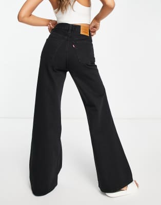 high loose levis black