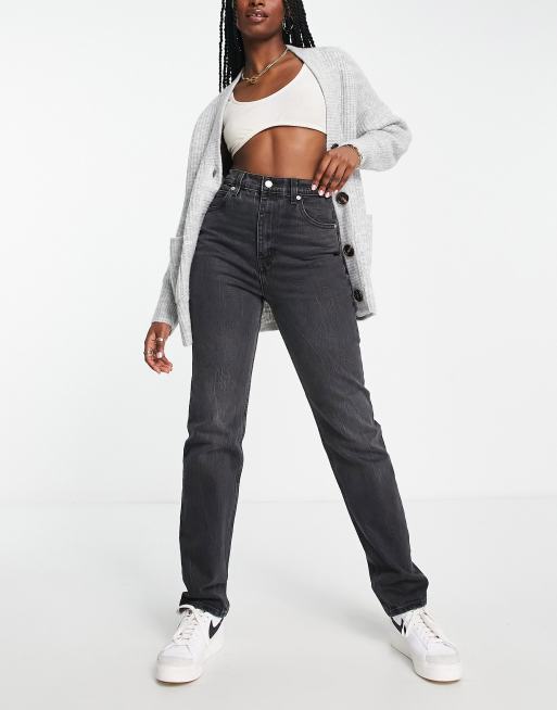 Levi's 70s high slim straight jean in black | ASOS