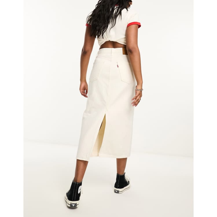 Asos midi skirt 1970 sale