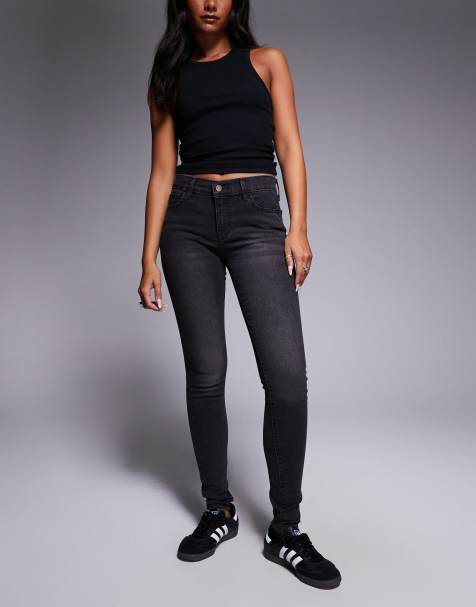 Levi's - 710 - Jean ultra skinny - Noir délavé - view 1