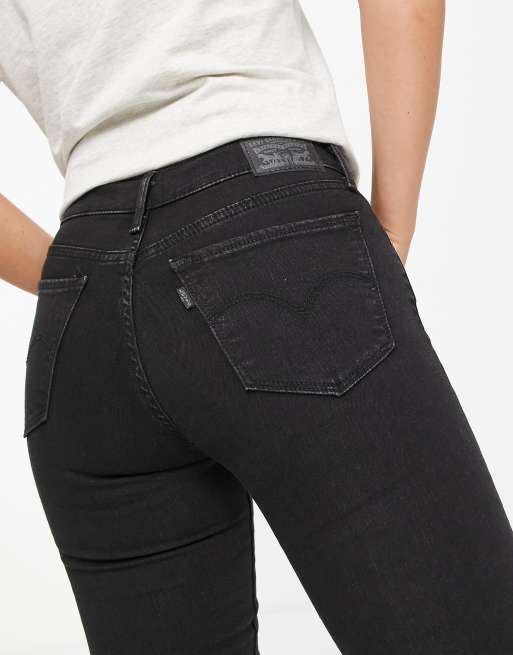 Levi's 710 – Jeans mit superengem Schnitt in verwaschenem Schwarz, 3 von 4