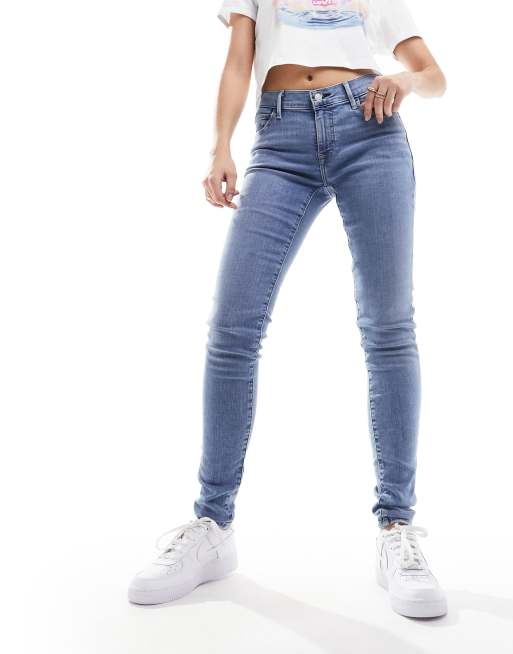 Levi's – 710 – Ljusblå, superskinny jeans , 4 av 5
