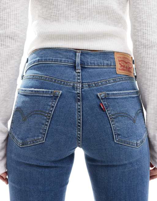 Levi's – 710 – Niebieskie bardzo obcisłe jeansy , 4 z 5