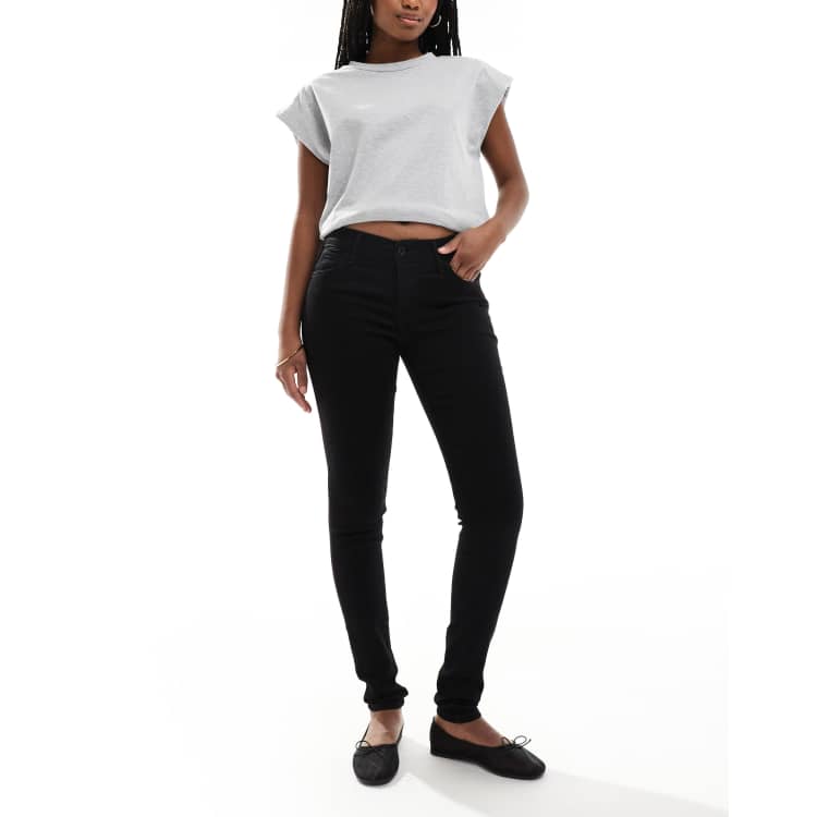 Levi s 710 super skinny jean in black ASOS