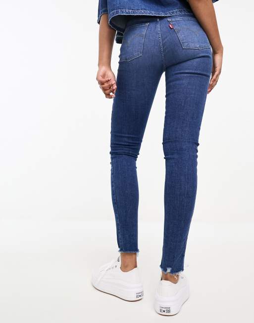 Levi's 710 super 2025 skinny dark blue