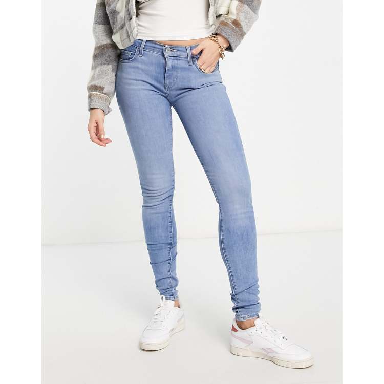 Levi s 710 super skinny jean in light wash