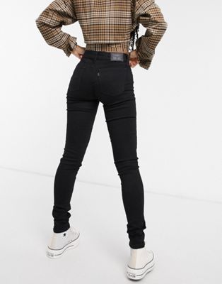 Levi's 710 super skinny jeans in black 