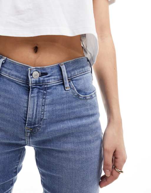 Levi's 710 super skinny jeans in light blue ASOS