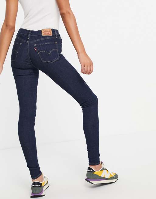 Skalk Avondeten Voorverkoop Levi's 710 super skinny jeans in mid wash | ASOS