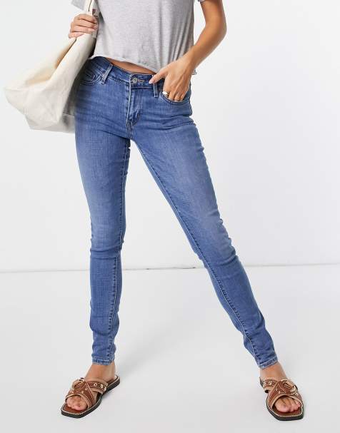 Levi's – 711 – Niebieskie jeansy o obcisłym kroju - view 1