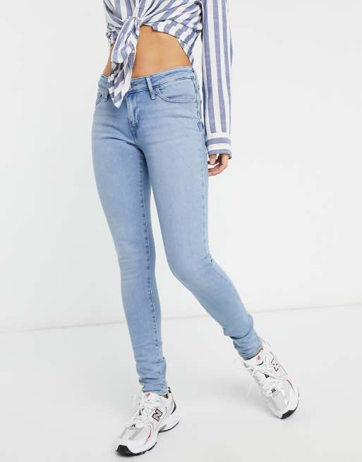 Levi's 711 skinny blue sale