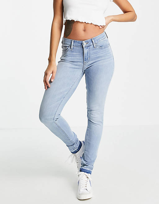 Levi's 711 skinny jeans in light blue | ASOS