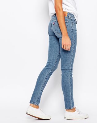 levi's 711 skinny grey