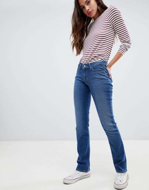 Levi's 714 straight shop mid rise jeans