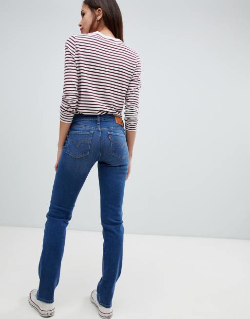 Levi s 714 straight cut jeans