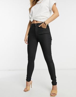 720 high rise coated skinny jeans | ASOS