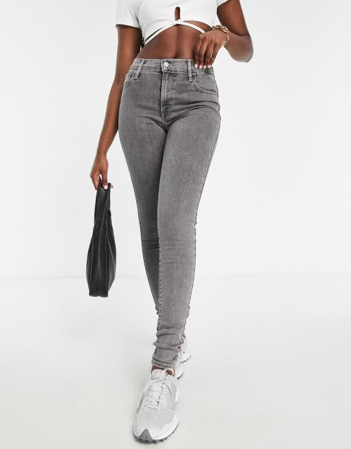 Levi's grey high waisted on sale jeans