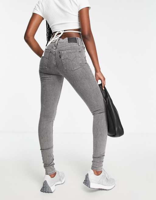 Levis grey 2024 skinny jeans