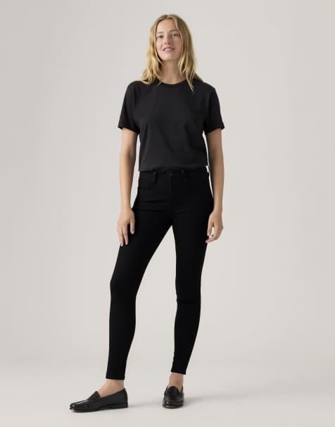Levi's 720™ high rise super skinny jeans in medium blue - view 1