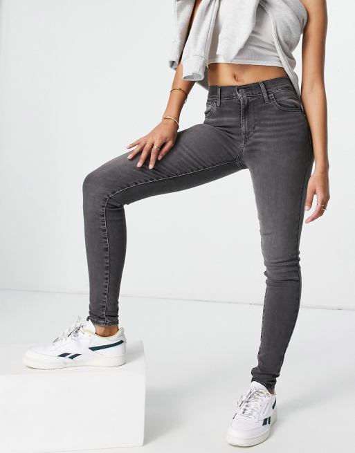 Levi s 720 hirise super skinny jeans in grey