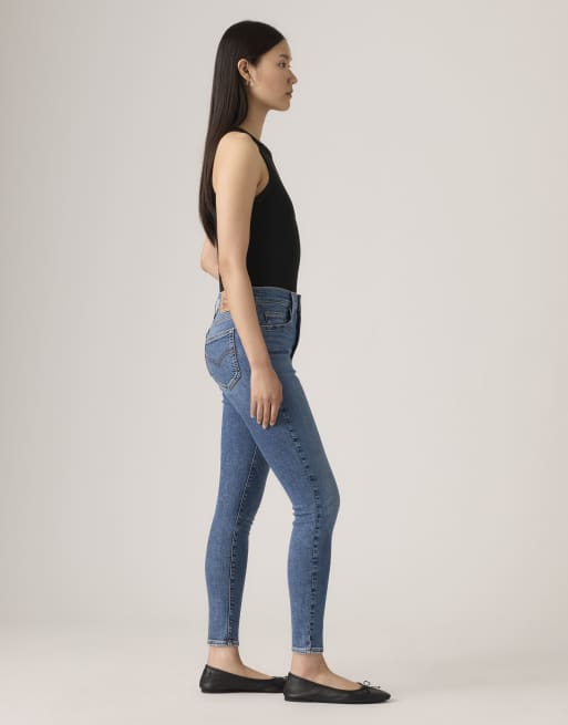 Levis - 720 - Jean super skinny à taille haute - Bleu moyen, 4 de 4
