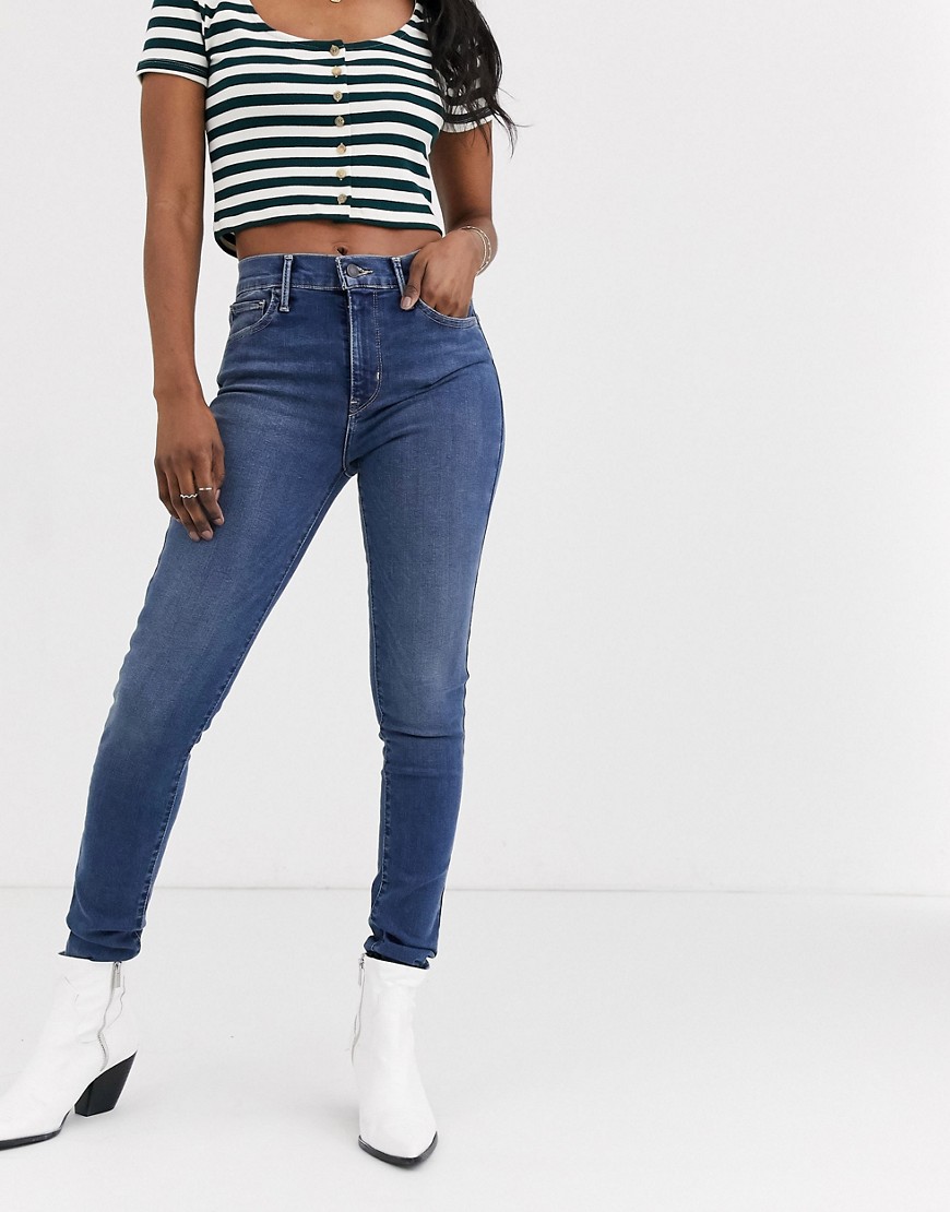 Levi's 720 - Pave the Way - Hoge superskinny jeans-Blauw