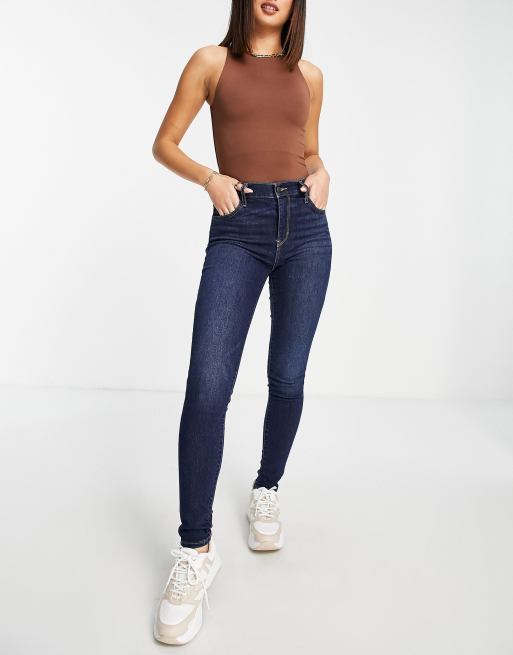 Levi's - 720 - Super skinny jeans met hoge taille in High Life Warm blauw