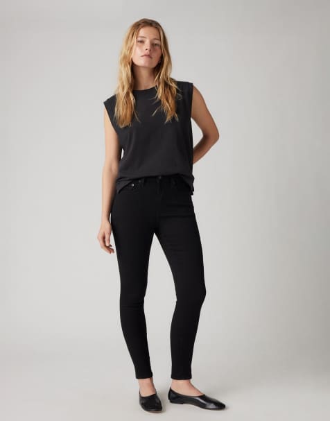 Levi's - 721 Cool Secret Bench - Jean skinny à taille haute - Noir - view 1