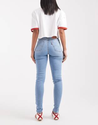 Levi's 721 High Rise Skinny Jeans In Blue