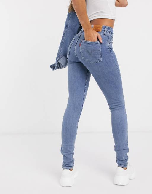 Levi s 721 High Rise Skinny Jeans in light Blue