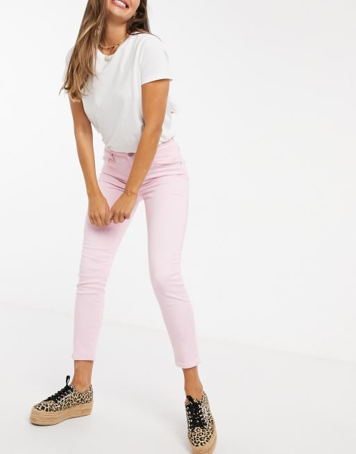 Levi s 721 High Rise Skinny Jeans in Light Pink