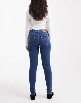 Levi's 721 High Rise Skinny Jeans In Blue