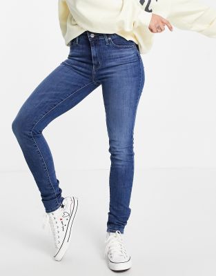 levi's medium rise skinny jeans