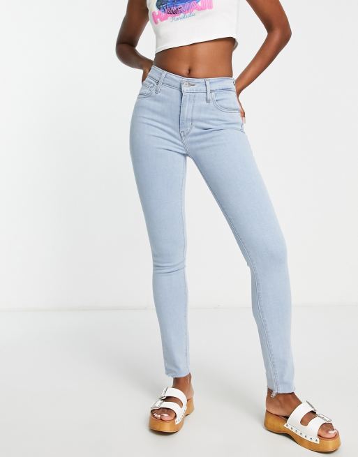Levi's 721 – Jasnoniebieskie jeansy o obcisłym kroju z podwyższonym stanem
