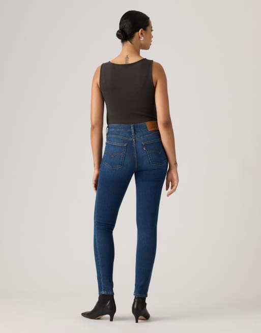 Levi's 721 jean skinny taille haute bleu, 2 de 4