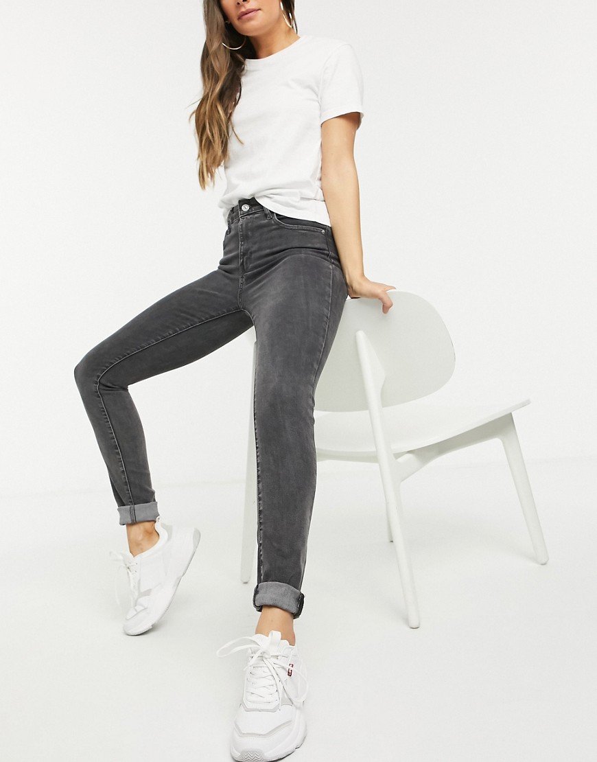 Levi's - 721 Skinny jeans met hoge taille en zwarte wassing