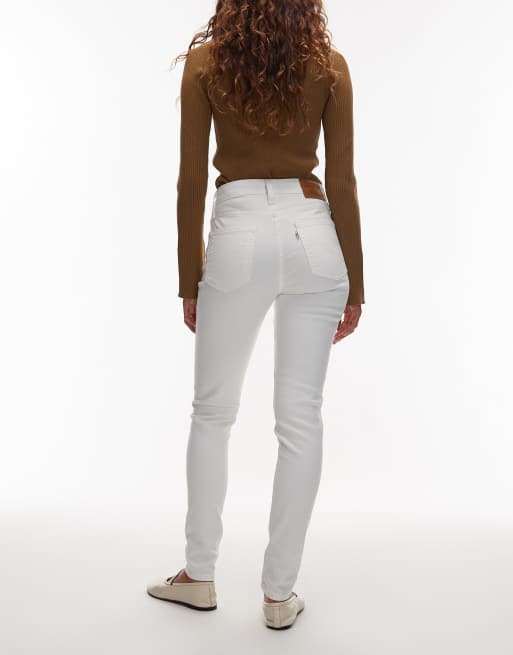 Levi's - 721 - Skinny jeans met hoge taille in ecru, 2 van 5