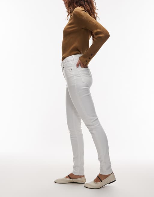 Levi's - 721 - Skinny jeans met hoge taille in ecru, 3 van 5