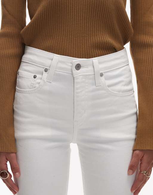 Levi's - 721 - Skinny jeans met hoge taille in ecru, 4 van 5