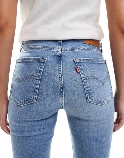 Levi's - 721 - Skinny jeans met hoge taille in lichte wassing , 4 van 5