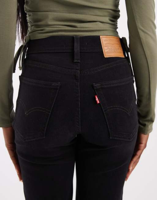 Levi's 723 High-Rise Straight Jeans in Schwarz, 4 von 5