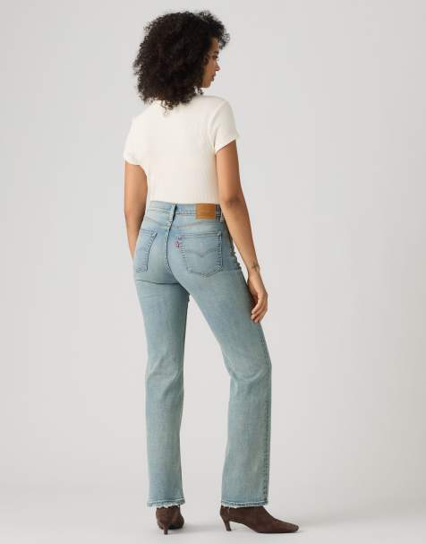 Levi's 723 jean droit taille haute bleu clair - view 1