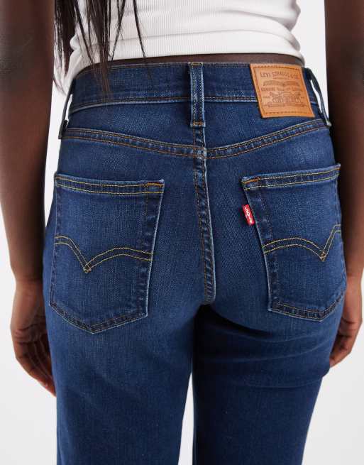 Levi's 723 jean droit taille haute bleu foncé, 4 de 5
