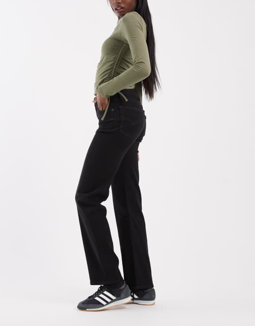 Levi's 723 jean droit taille haute noir, 2 de 5
