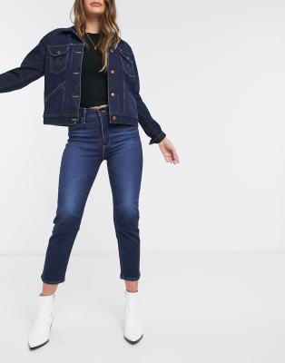 724 high rise straight levis
