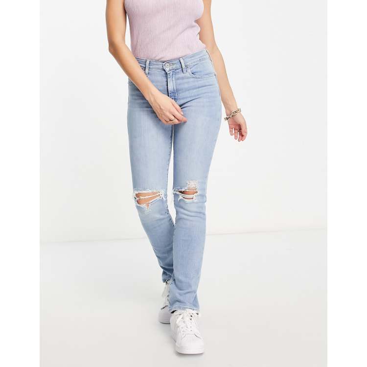 Levi's 721 ripped high waist skinny clearance jeans