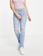 ASOS DESIGN mid rise oversized 'skater' jean in racing green with contrast  thread